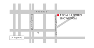 Sapporo Showroom Map